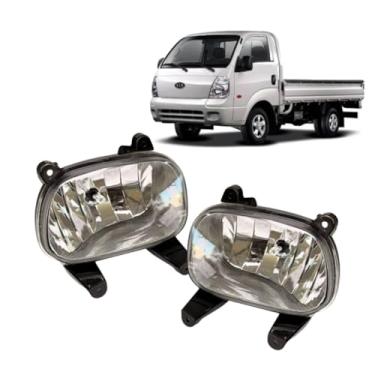 Imagem de Par Farol de Milha Auxiliar Bongo Com Lâmpada 2004 á 2012