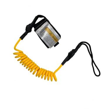 Imagem de HerFarCai Coleira de prancha de surf, corda reta para prancha de surf com alça de pulso/tornozelo - Design universal para shortboards, longboards, pranchas de remo - acessório de substituição para