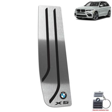 Imagem de Descanso De Pé Em Aço Inox Bmw X5 2015 a 2021 Preto