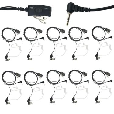Imagem de stdgove Pacote com 10 fones de ouvido de rádio Walkie Talkie de 2,5 mm para Motorola Talkabout tp260 tp200 t600