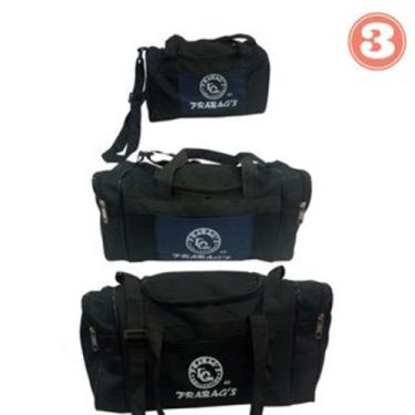 Imagem de kit 3 bolsas marmita e viagem pequena  - frabags