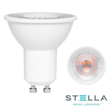 Imagem de Kit 8 Lâmpada Led MR16 GU10 6w Stella 2700k Branco Quente - STH8535/27