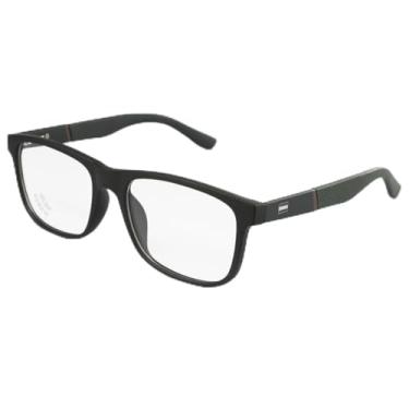 Imagem de Armação Retangular Oculos Para Grau Masculino Esporte Fino (Verde)