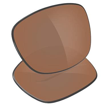 Imagem de Galvanic Lentes de reposição para óculos de sol Oakley Square Wire II 2014 OO4075 - Âmbar polarizado