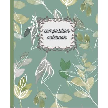 Imagem de Composition Notebook: Cute Notebooks For Girls Teens Women School Home Writing Notes Journal | " 7.5 X 9.25 " - Wide Ruled 110 Pages ... School -Work or Home Workbook