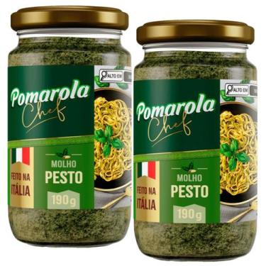Imagem de Kit 2 Molho Pomarola Pesto - Linha Pomarola Chef 190g