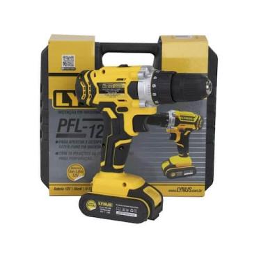 Imagem de Parafusadeira sem Impacto 12V com Maleta e Acessórios PFL12SI Lynus