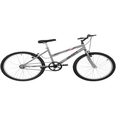 Imagem de Bicicleta de Passeio Ultra Bikes Esporte Aro 24 Reforçada Freio V-Brake Sem Marcha Cinza Fosco (Space Gray)