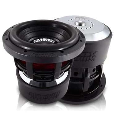 Imagem de Sundown Audio Subwoofer X v.4 20.3 cm Dual 2 Ohm – 1000W RMS, Ímã triplo empilhado, 7.6 cm VC, Mega-Roll v.2 Surround, alta excursão 19 mm Xmax, graves profundos otimizado para caixas pequenas