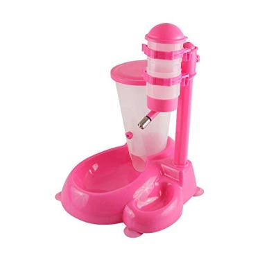 Imagem de Chalesco Bebedouro Automático com Comedouro para Cães Azul e Rosa