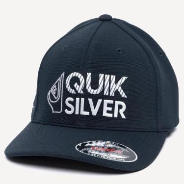 Imagem de Boné Quiksilver Aba Curva Silver Transfer Emb SM26 Navy, Gulf blue, M
