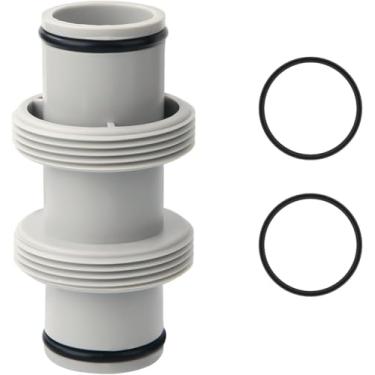 Imagem de Conector de mangueira de bomba de filtro, adaptador de mangueira de bomba de filtro de piscina de 1,5 a 1,5 m, acessórios de mangueira de vácuo para piscina, conector/acoplamento para aspiradores de
