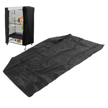 Imagem de Fabater Capa de Gaiola para Pássaros para a Noite - Capa de Gaiola Preta - Serve para Gaiolas Médias de Periquito, Calopsita e Conure (35 X 25,2 X 47,2 pol.)