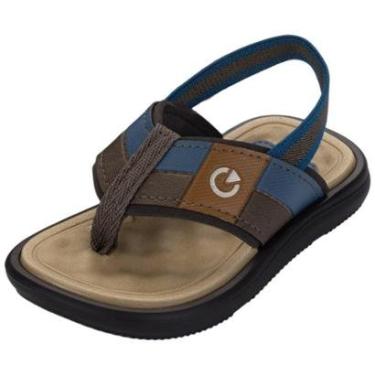 Imagem de Sandália Infantil Menino Elástico Macio Cartago Kids Mini-Masculino