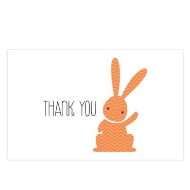 Imagem de 50 cartões de agradecimento tamanho pequeno 8,9 x 5 cm design minimalista adequado para negócios, chá de bebê, casamento, pequenas empresas, formatura, chá de panela S5 padrão 5