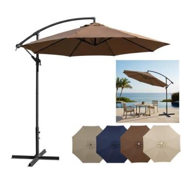 Imagem de Ombrelone Lateral Suspenso 3m Kauai Guarda Sol Piscina Jardim - AMZ, M