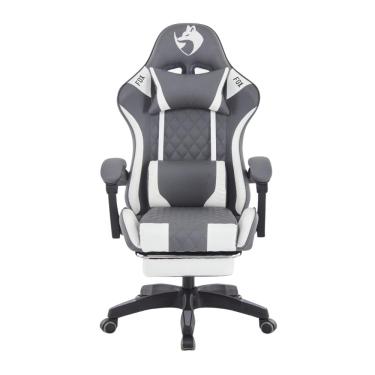 Imagem de Cadeira Gamer Fox Racer Luna com Apoio de Pés UT-B200 Cinza
