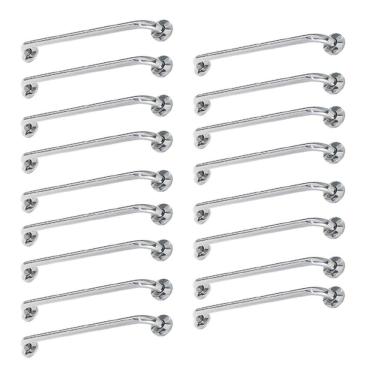 Imagem de Alça De Apoio Inox Barra 80cm17 Unidades Segurança Idoso Cadeirante Banheiro Quarto Acessibilidade