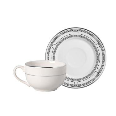 Imagem de Conjunto Com 6 Xícaras De Chá Com 6 Pires Elegance 250 Ml