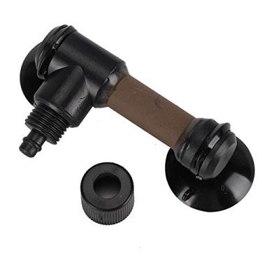 Imagem de Yctze Atomizador de CO2 Cerâmico de Precisão para Aquários - Refinador de Dióxido de Carbono de Plástico Preto para Tanques de Peixes - Acessório Difusor de CO2 Simples, Adequado para Tanques de (S)