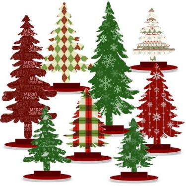 Imagem de Decorações de mesa Namalu Christmas Tree Centerpieces x16
