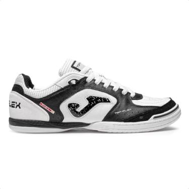 Imagem de Chuteira de Futsal Joma Top Flex Branco/Preto Tamanho 43