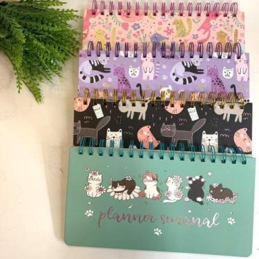 Imagem de Bloco Planner Semanal de Bolso Gatinhos -  Michael Judi / WX Gift - No