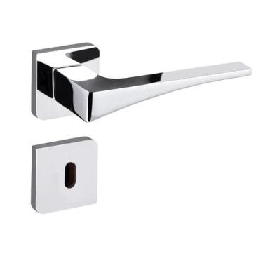 Imagem de Fechadura Interna Roseta S40mm Cromado Maxx Aliança - Aliança Metalúrg