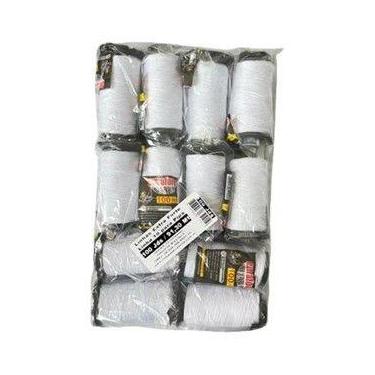 Imagem de Linha De Pipa 100 Jardas Branca Pacote Com 12 Unidades - Extra Forte