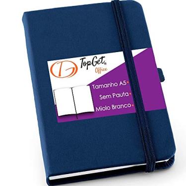 Imagem de Caderneta de Anotações 14x21cm 80 Folhas Sem Pauta (Azul)