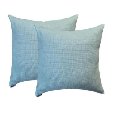 Imagem de Kit 2 Capsa de Almofadas Decorativa Suede Premium Texturizado 50x50 Lu