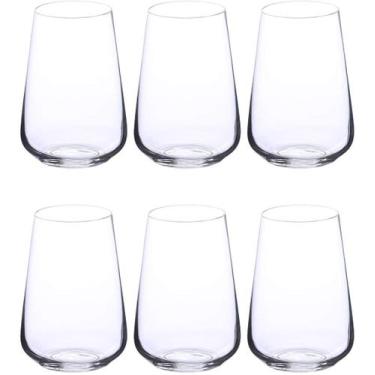 Imagem de Copo Long Drink Bohemia Sandra Cristal Transp 380ml 6Pçs