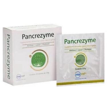 Imagem de Pancrezyme Saches Inovet Pancreatite Digestão Absorção Nutrientes Cão 