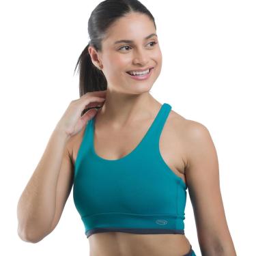 Imagem de Top Nadador MY Fitness Petroleo/Grey | Márcio May Sports-Feminino