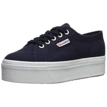 Imagem de Superga Tênis feminino 2790a Cotw Fashion, Azul marino, 39
