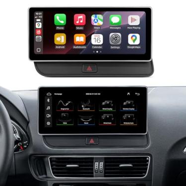 Imagem de Estéreo CarPlay sem fio de 10,25 polegadas para Audi Q5 SQ5 2009-2017 com sistema Audi Multimedia (3GMMI) | Tela sensível ao toque HD | Dual OS (OEM+Linux) Espelhamento de reprodução de vídeo USB de
