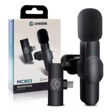 Imagem de Microfone De Lapela Para Celular Onistek  Type-C 