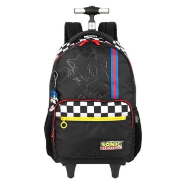 Imagem de MOCHILA SONIC LUXCEL C/RODAS INFANTIL MENINO MC49822SO-Masculino