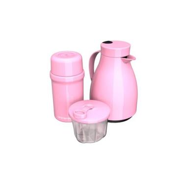 Imagem de Kit Unibaby Unitermi 3 Peças  Garrafas Térmicas 250ml e 500ml  Pote Do