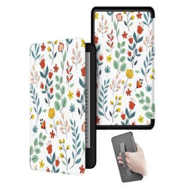 Imagem de Akacy Capa padrão pintado com alça para Kindle paperwhite de 15.2 cm 11 geração (2022/2024, modelos C2V2L3 e RS23CV). Capa traseira de borracha TPU de silicone flexível e fina fina (23)