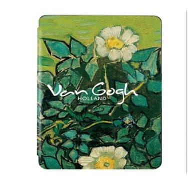 Imagem de Akacy Capa com função auto despertar/hibernar/à prova d'água para Kindle (10ª geração, modelo: J9G29R, lançado em 2019) 15 cm pintado com alça (5)