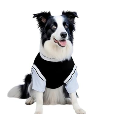 Imagem de Mudoria X Camisetas para cães grandes, roupas para cães de secagem rápida, respirável, elástica, roupa para animais de estimação para cães médios e grandes, liberdade de movimento evita