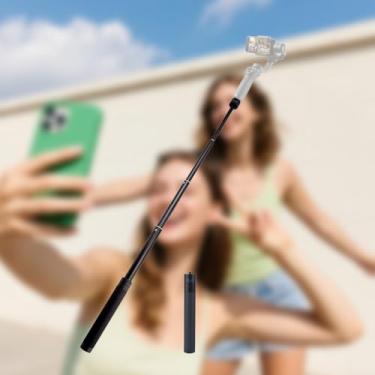 Imagem de Haste de extensão para selfie 7,48" (19 cm) haste de extensão de fibra de carbono – leve, durável com rosca de 1/10.2 cm, compatível com gimbals de câmera, tripés e monopés, suporte de telefone