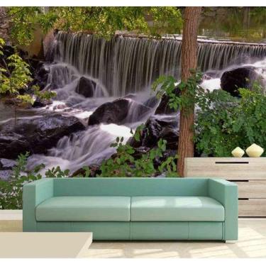 Imagem de Papel de Parede Painel Fotográfico Cachoeira 3D 2M² na 040 - Voce Deco