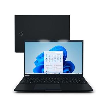 Imagem de Notebook Positivo Vision R15 AMD® Ryzen 5-5500U Windows 11 Home 8GB RAM 256GB SSD 15.6” IPS Full HD Tecla Copilot - Preto