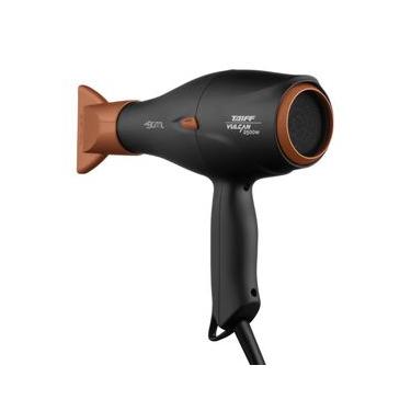 Imagem de Secador de Cabelo Taiff Vulcan Digital 2500W Motor Digital Íons Anti-Frizz Preto e Cobre Preto / 220