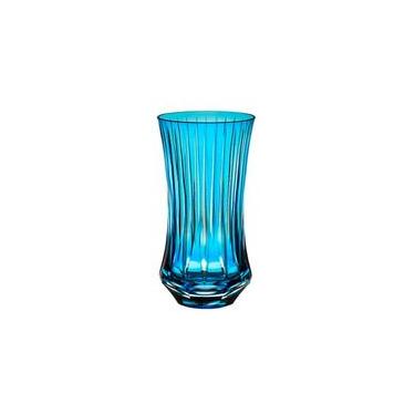 Imagem de Copo em cristal Strauss Overlay Long Drink 131.142.150 400ml azul claro