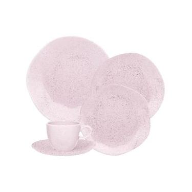 Imagem de Jogo de Jantar Chá 30 Peças Porcelana Oxford Ryo Pink Sand: Caribe