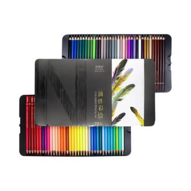 Imagem de Conjunto De Lápis De Cor 24/36/48/72/120 Profissional Óleo 3.7mm Refil
