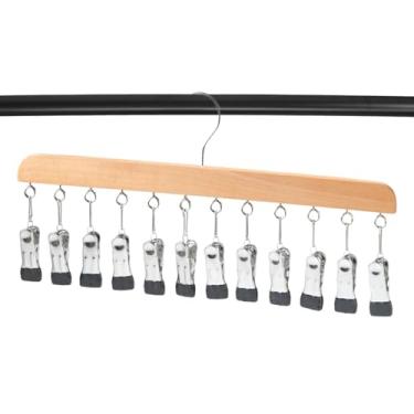 Imagem de Cabide organizador de chapéus para armário | Cabide Rack,Suporte para bonés, suporte para chapéus, 12 clipes de armazenamento, armário e acessórios para quarto